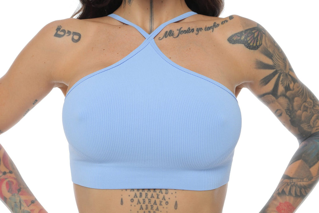 Anhera Top VIP Azul Claro